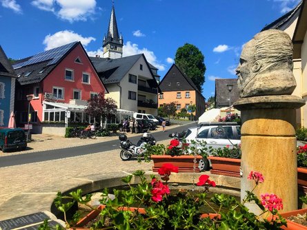 Ortsansicht von Wonsees vom Taubmannbrunnen aus