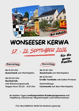 Plakat Kerwa Wonsees